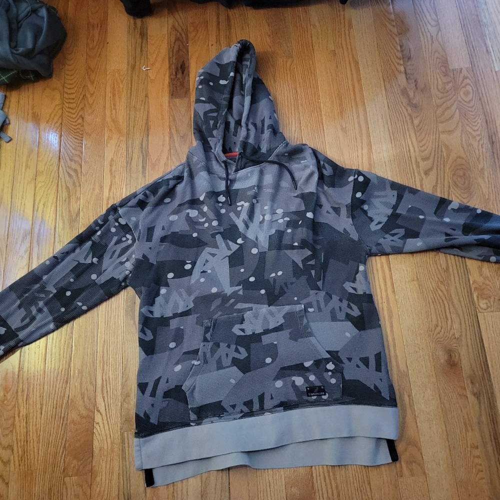 Men's Wharf Waffle-Knit Hoodie